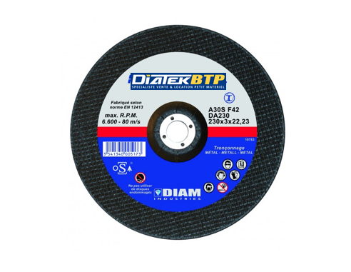 Disque Abrasif Acier DA125/DA230/DA300