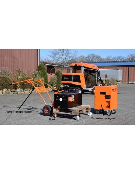 Machine de pose de pavés électrique PaveJet S19E Optimas