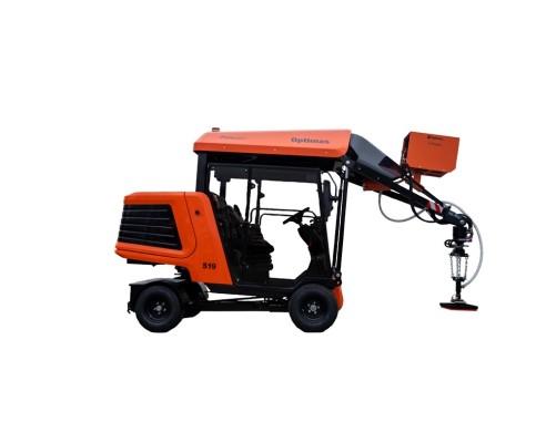 Appareil à vide « BE » sur machine de pose de pavés Optimas