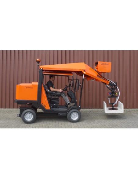 Appareil à vide « BE » sur machine de pose de pavés Optimas