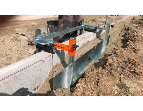 Coffrage pour blocage arrière avec chariot guide Optimas