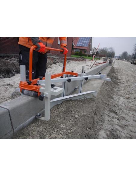 Système de nivellement de béton avec chariot guide Optimas