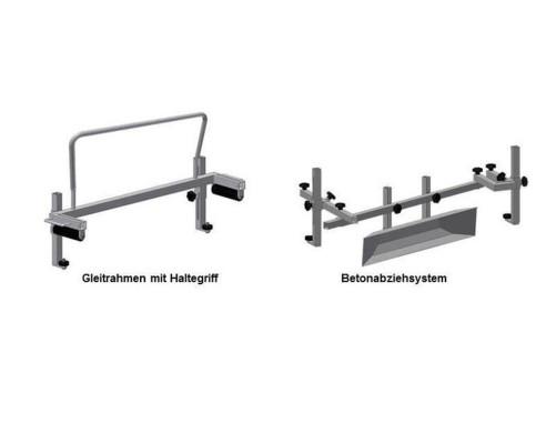 Système de nivellement de béton avec chariot guide Optimas