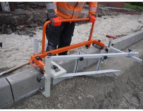 Système de nivellement de béton avec chariot guide Optimas