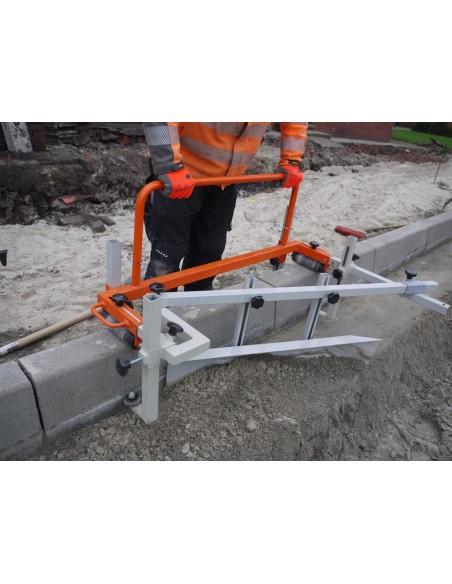 Système de nivellement de béton avec chariot guide Optimas