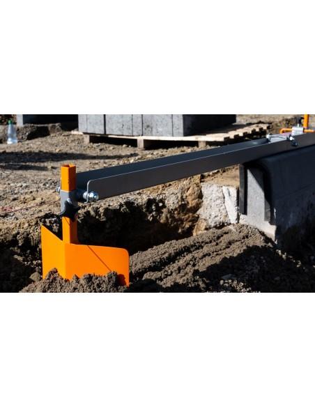 Dispositif de pose de bordures de trottoir Optimas