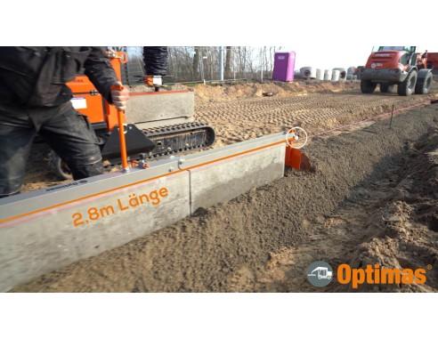 Dispositif de pose de bordures de trottoir Optimas