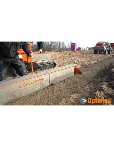 Dispositif de pose de bordures de trottoir Optimas