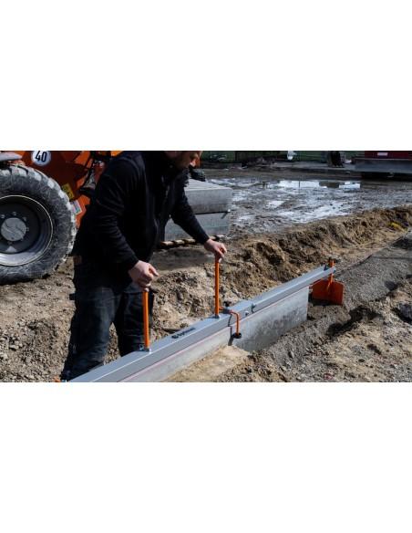 Dispositif de pose de bordures de trottoir Optimas