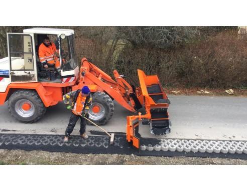 Distributeur de matière « Finliner » pour accotements 0,5 m³/1,0 m³ et 1,4 m³ Optimas