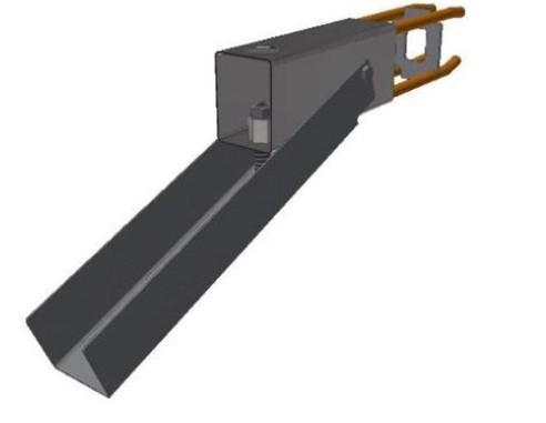 Adaptateur Canal de gouttière pendulaire (sans rail de chape) Optimas