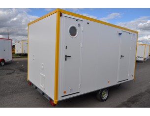 Abri mobile aménagé - 1600 kg Modèle DD416 Bi-énergie 5...