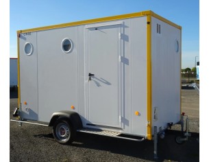 Abri mobile aménagé  - 750 kg Modèle DE400 Electrique 4...