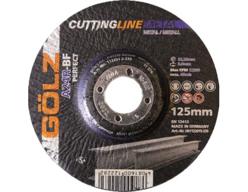 Disque Abrasif Aggloméré A24R Acier Premium Gölz