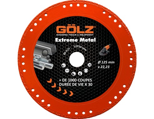 Disque Diamant EXTRÊME MÉTAL Métal Technique Gölz